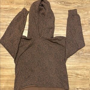 Brown Leopard Print Women's Sweater